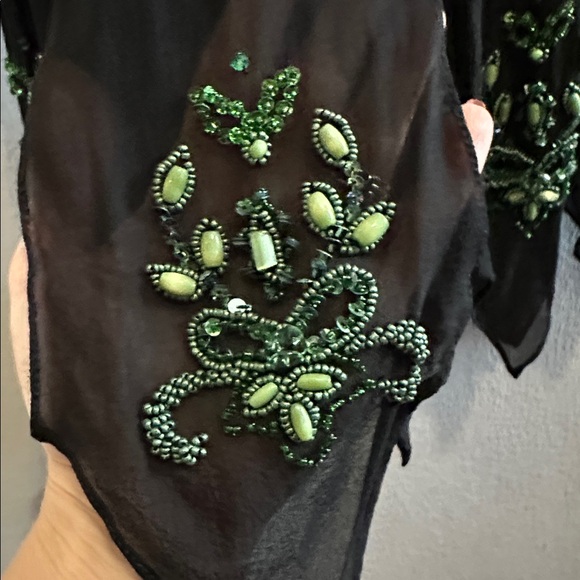 Sue Wong Silk Midi Dress - Picture 7 of 15